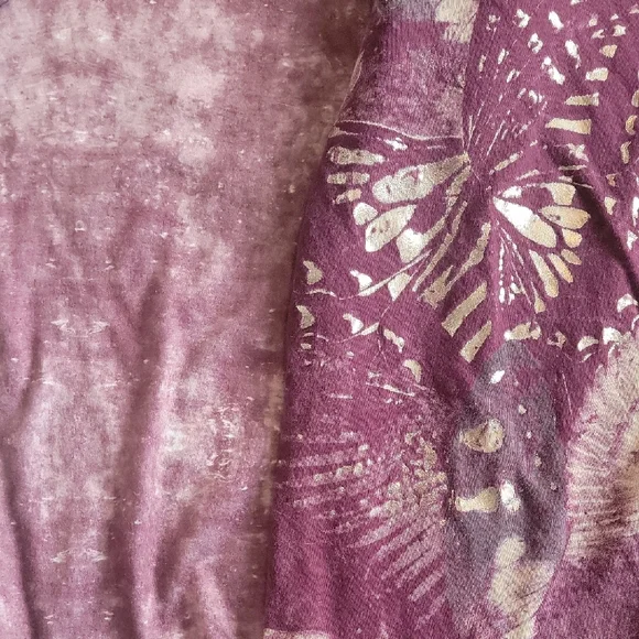 Mudd Purple Graphic T-Shirt Dress - Picture 7 of 7